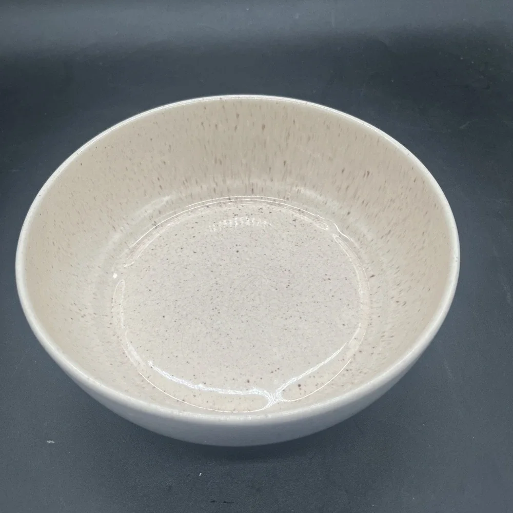 Vintage Pottery 190 USA Speckled Stoneware Bowl